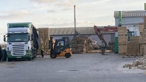 Beladen von Paletten